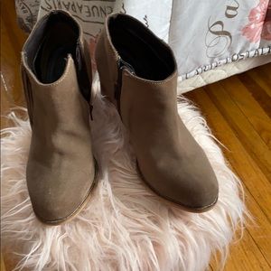 Suede Booties